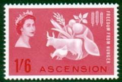 Ascension 1963 Freedom From Hunger Fine Mint