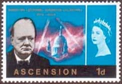 Ascension 1966 Churchill SG 91 Fine Mint