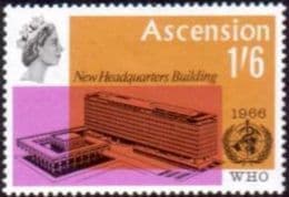 Ascension 1966 World Health Organisation SG 98 Fine Mint
