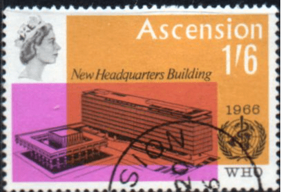 Ascension 1966 World Health Organisation SG 98 Fine Used