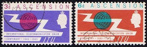 Ascension International Telecomunication Union Set Fine Used
