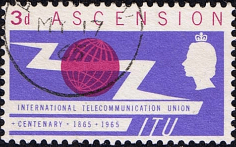 Ascension International Telecomunication Union SG 87 Fine Used