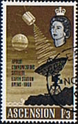 Ascension Island 1966 Apollo Communication Satellite SG 101 Fine Used