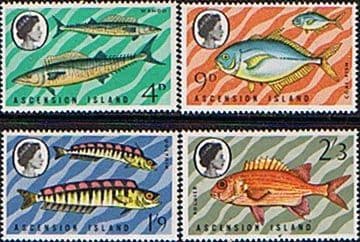Ascension Island 1970 Fish Set Fine Mint