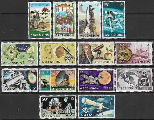 Ascension Island 1971 Evolution of Space Travel Set Fine Mint