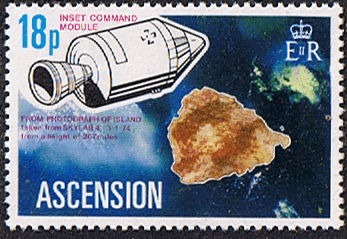 Ascension Island 1975 Skylab Space Station SG 186 Fine Mint