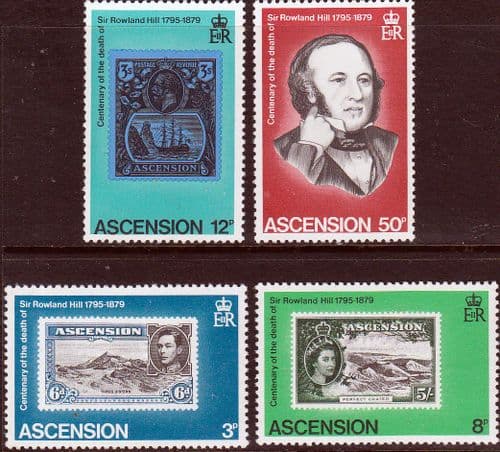 Ascension Island 1979 Sir Rowland Hill Det Set Fine Mint