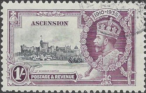 Ascension Islands 1935 King George V Silver Jubilee SG 34 Fine Used