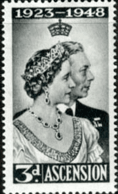 Ascension Islands 1948 King George VI Royal Silver Wedding SG 50 Fine Mint