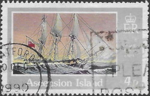 Ascension Islands 1986 Ships of the Royal Navy SG 411 FineUsed