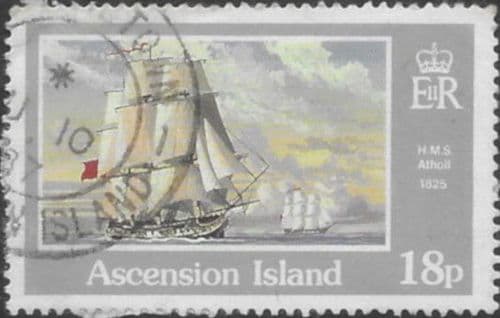 Ascension Islands 1986 Ships of the Royal Navy SG 416 Fine Used