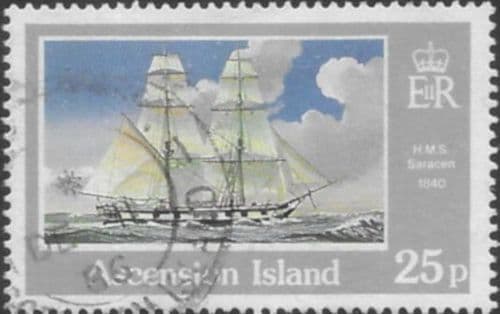 Ascension Islands 1986 Ships of the Royal Navy SG 418 Fine Used