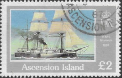Ascension Islands 1986 Ships of the Royal Navy SG 423 Fine Used