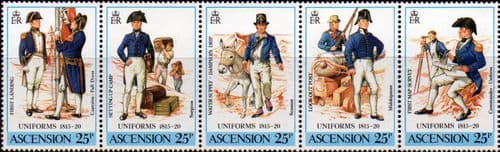 Ascension Islands 1987 Royal Navy Set Fine Mint