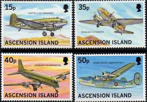 Ascension Islands 1999 Aircraft Set Fine Mint