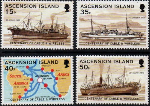 Ascension Islands 1999 Cable & Wireless Communications Set Fine Mint