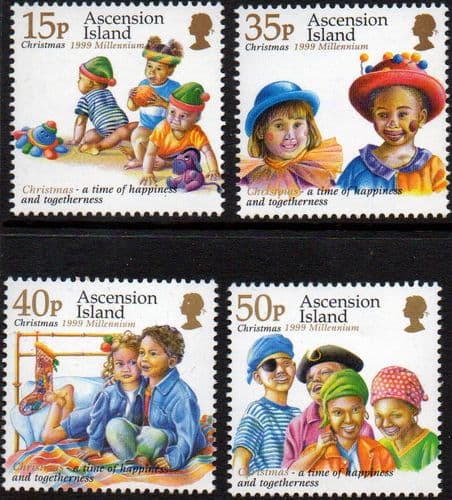 Ascension Islands 1999 Christmas Set Fine Mint