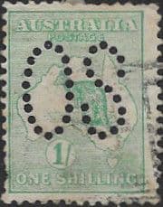 Australia 1913 Kangaroo on Map Oficial Stamps SG O10 Fine Used