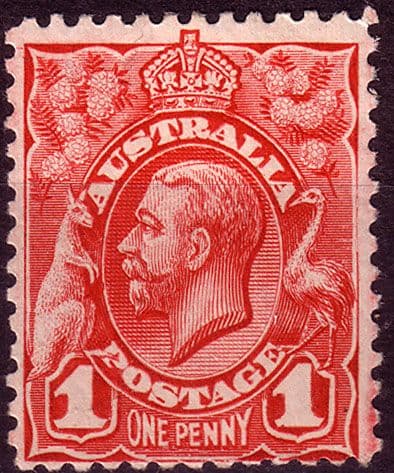 Australia 1914 SG 21 King George V Head Fine Mint