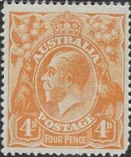 Australia 1914 SG 22 King George V Head Fine Mint