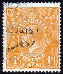 Australia 1914 SG 22 King George V Head Fine Used