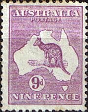 Australia 1915 SG 39 Kangaroo on Map Fine Mint