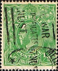 Australia 1918 SG 48 King George V Head Fine Used