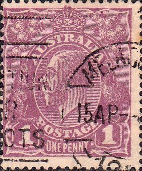 Australia 1918 SG 57 King George V Head Fine Used