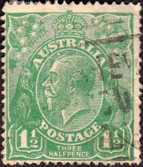 Australia 1918 SG 61 King George V Head Fine Used