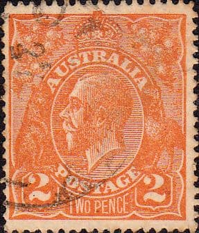 Australia 1918 SG 62 King George V Head Fine Used