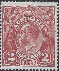 Australia 1924 King George V Head SG 78 Fine Mint