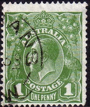 Australia 1924 SG 76 King George V Head Fine Used