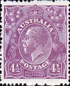 Australia 1924 SG 81 King George V Head Fine Mint