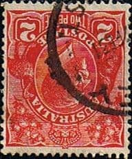 Australia 1926 King George V Head SG 99aw Fine Used