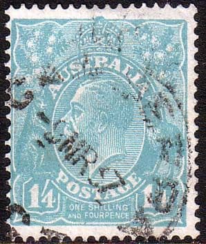 Australia 1926 SG 104 King George V Head Fine Used