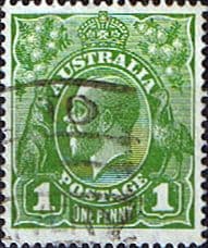 Australia 1926 SG 86 King George V Head Fine Used