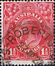 Australia 1926 SG 87 King George V Head Fine Used