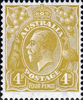 Australia 1926 SG 91 King George V Head Fine Mint