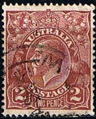 Australia 1926 SG 98 King George V Head Fine Used