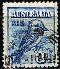 Australia 1927 SG 106 Stamp Exhibition Kookaburra Good Used