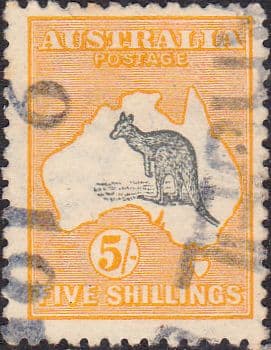Australia 1932 Kangaroo on Map SG 135 Fine Used