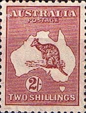 Australia 1932 SG 134 Kangaroo on Map Fine Mint
