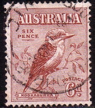 Australia 1932 SG 146 Laughing Kookaburra Bird Fine Used