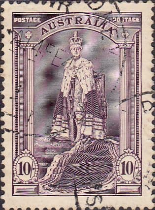 Australia 1937 SG 177 King in Robes Fine Used