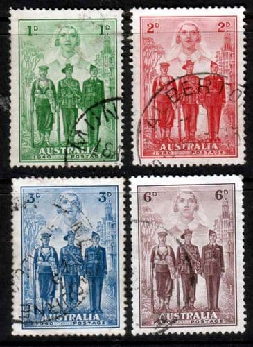 Australia 1940 Imperial Forces Set Fine Used