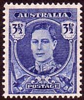 Australia 1942 SG 207 Manley Kings Head Fine Mint