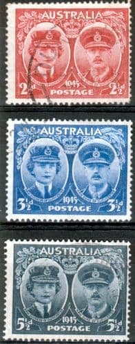 Australia 1945 Gloucester Set Fine Used