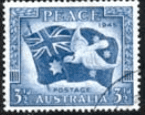 Australia 1946 King George VI Victory SG 214 Fine Used