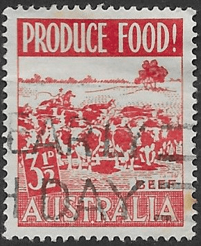 Australia 1953 Food Production 3 1/2d SG 260 Fine Used