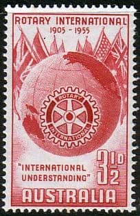 Australia 1955 SG 281 Rotary International Fine Mint